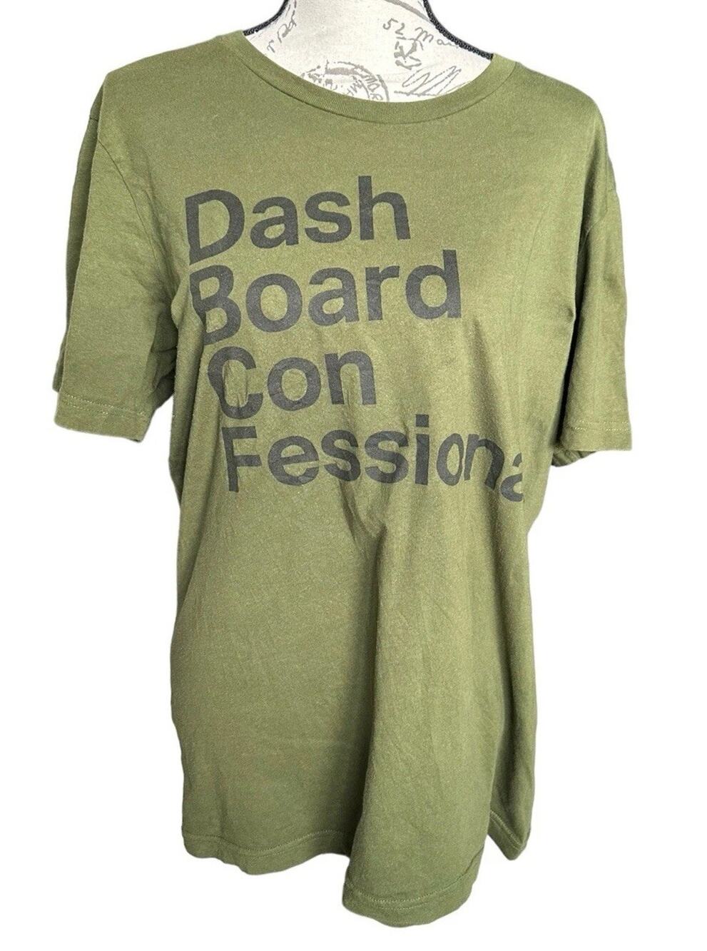 Dashboard Confessional Army Green SS 2017 Tour Graphic Concert T-shirt Large